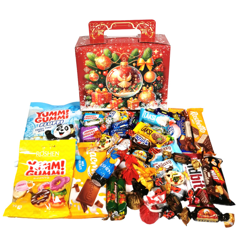 Подарунок №16/3 «Рошен» Новорічний 1,06 кг, Унікальна цукерка